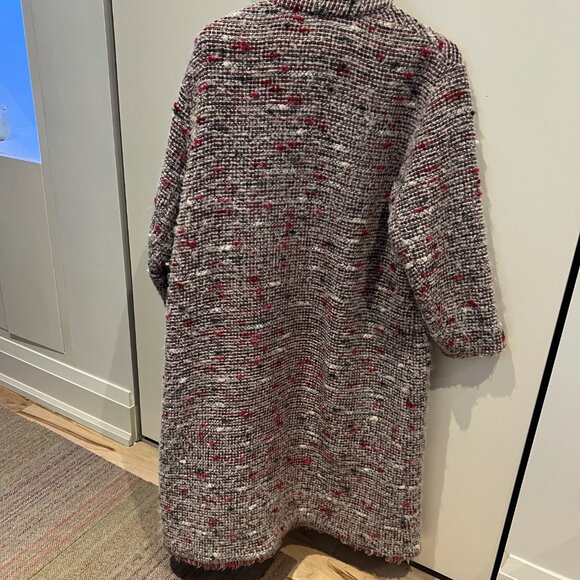 Etoile Isabel Marant Tweed Blanket Coat - Size S - Picture 5 of 5